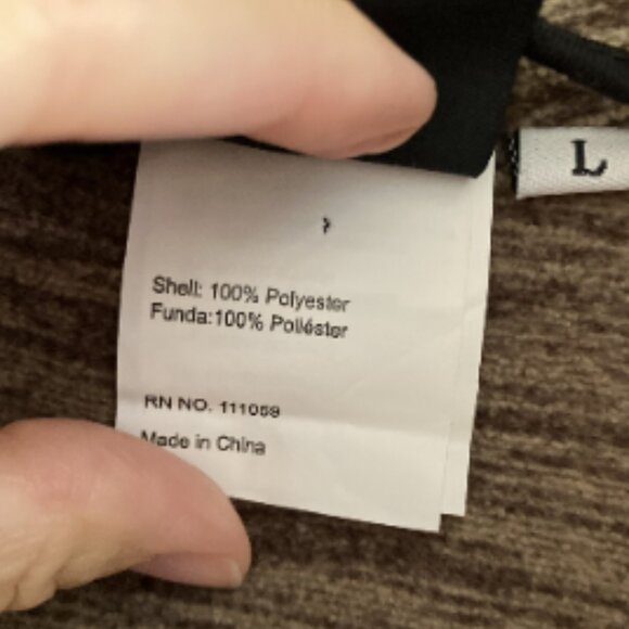 NEW MT Mountaineering Jacket Mens L Brown Fleece Full Zip Pockets Outdoor Hiking - Picture 10 of 12